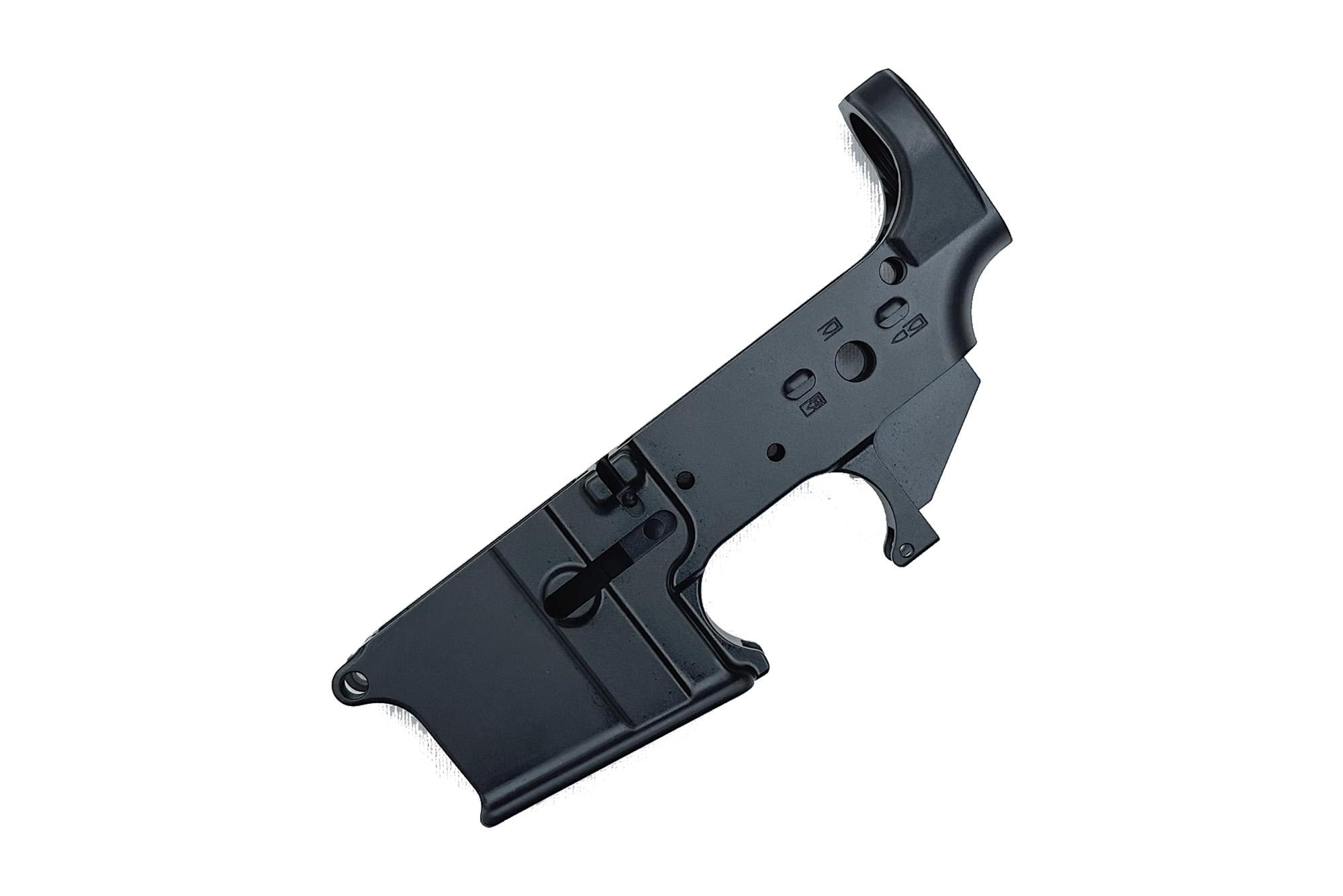 Bad Attitude Department Low-Key Pictogram AR-15 Lower Receiver - Stripped Lower